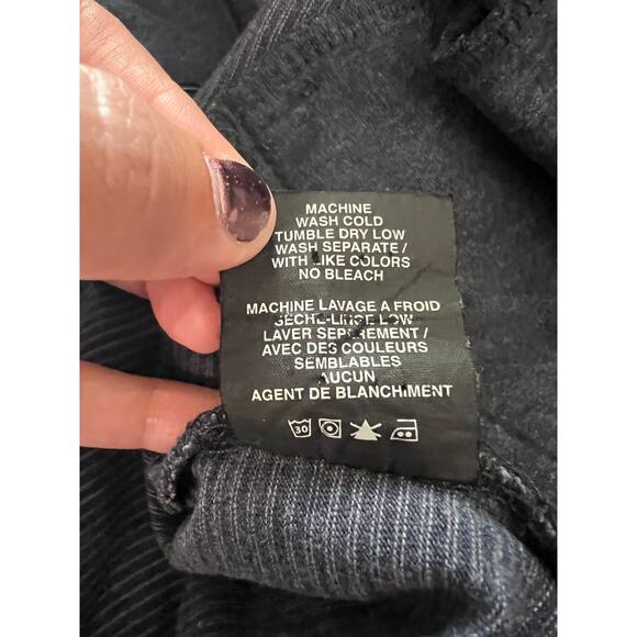 Men's Howe Blue Microstripe Button Front Cardigan Size Large - Picture 5 of 7